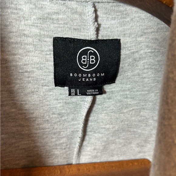 Boom Boom Jeans Gray Women's Cardigan - Picture 2 of 4